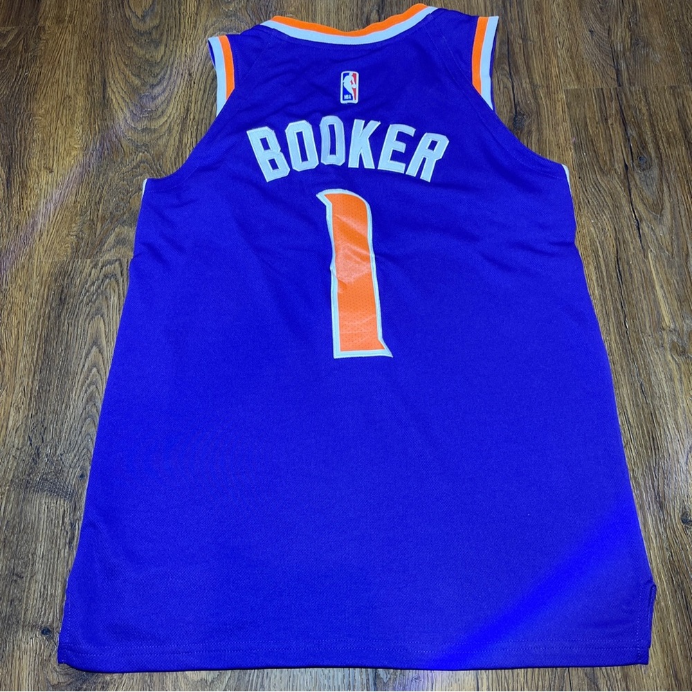 NBA Phoenix Suns 2017-2018 Nike Authentic Jersey - Devin Booker #1 Size 48 - Picture 3 of 6